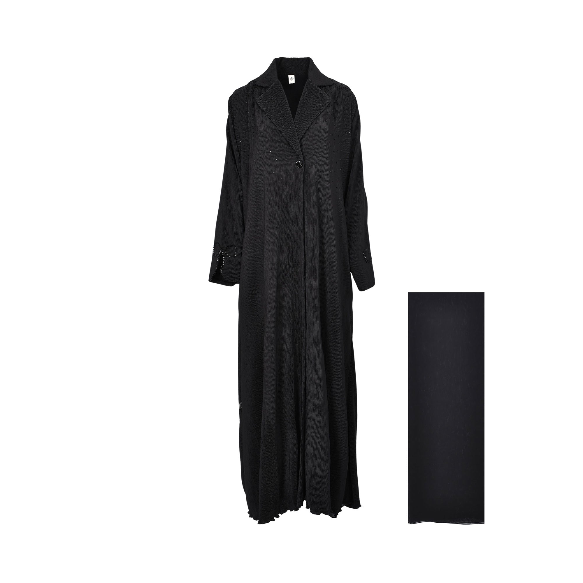 Lamar Women's Black Abaya Featuring a Scarf — Available Today Online
