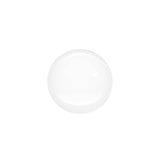 A single, clear, spherical drop of liquid with a glossy surface.