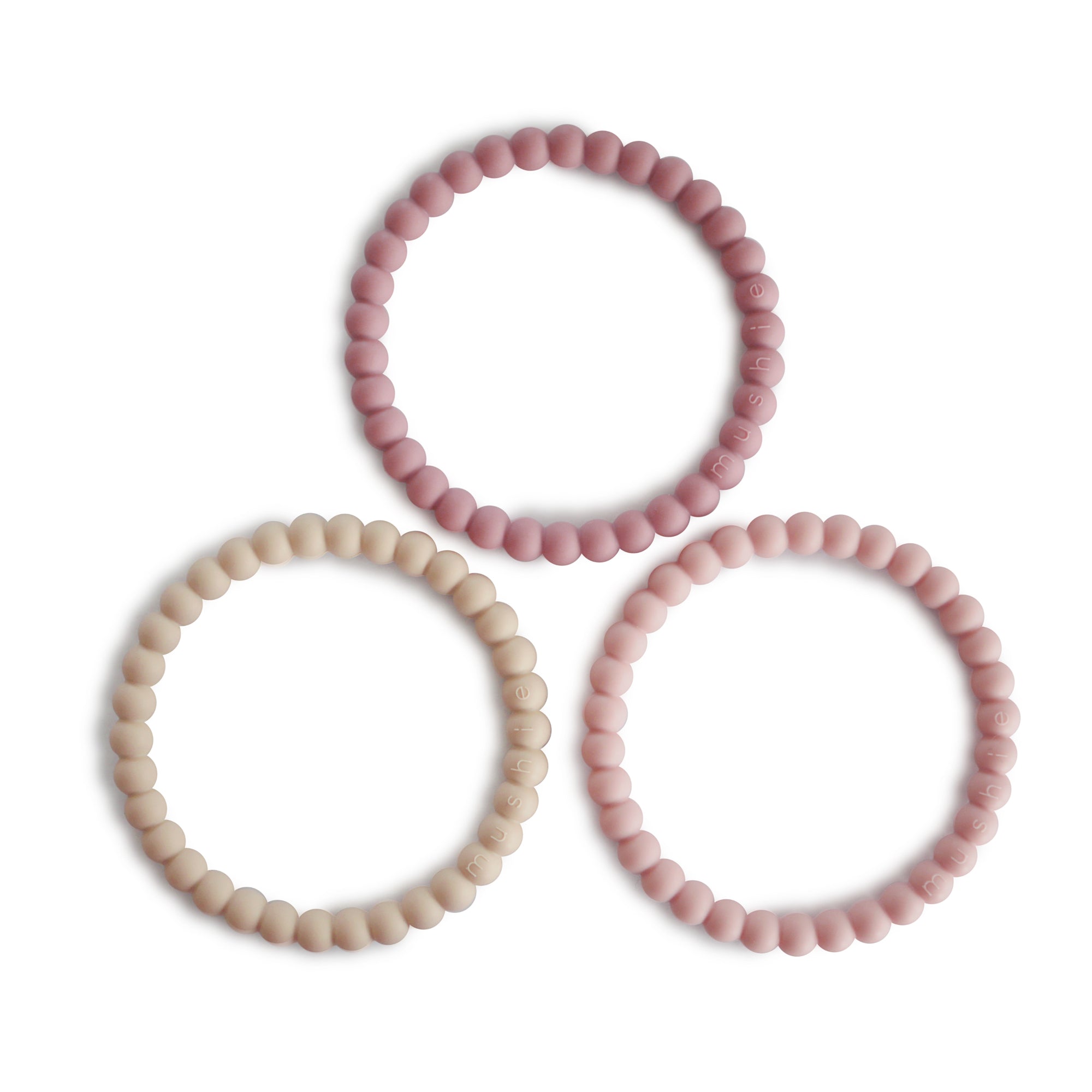 Mushie Bracelet Teether Linen Peony Pale | GCC | New Born | New Born Boy (0M - 9M) | New Born Girl (0M - 9M) | Play Time Mushie Bracelet Teether Linen Peony Pale | GCC | New Born | New Born Boy (0M - 9M) | New Born Girl (0M - 9M) | Play Time