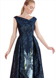 Talbot Runhof Women's LOZANA Long Midnight Dress