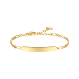Luca Barra Kid's IP Gold Steel Bracelet – Available for Online Purchase