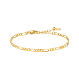 Luca Barra kid’s IP gold steel bracelet with elegant chain design — Find Online Today