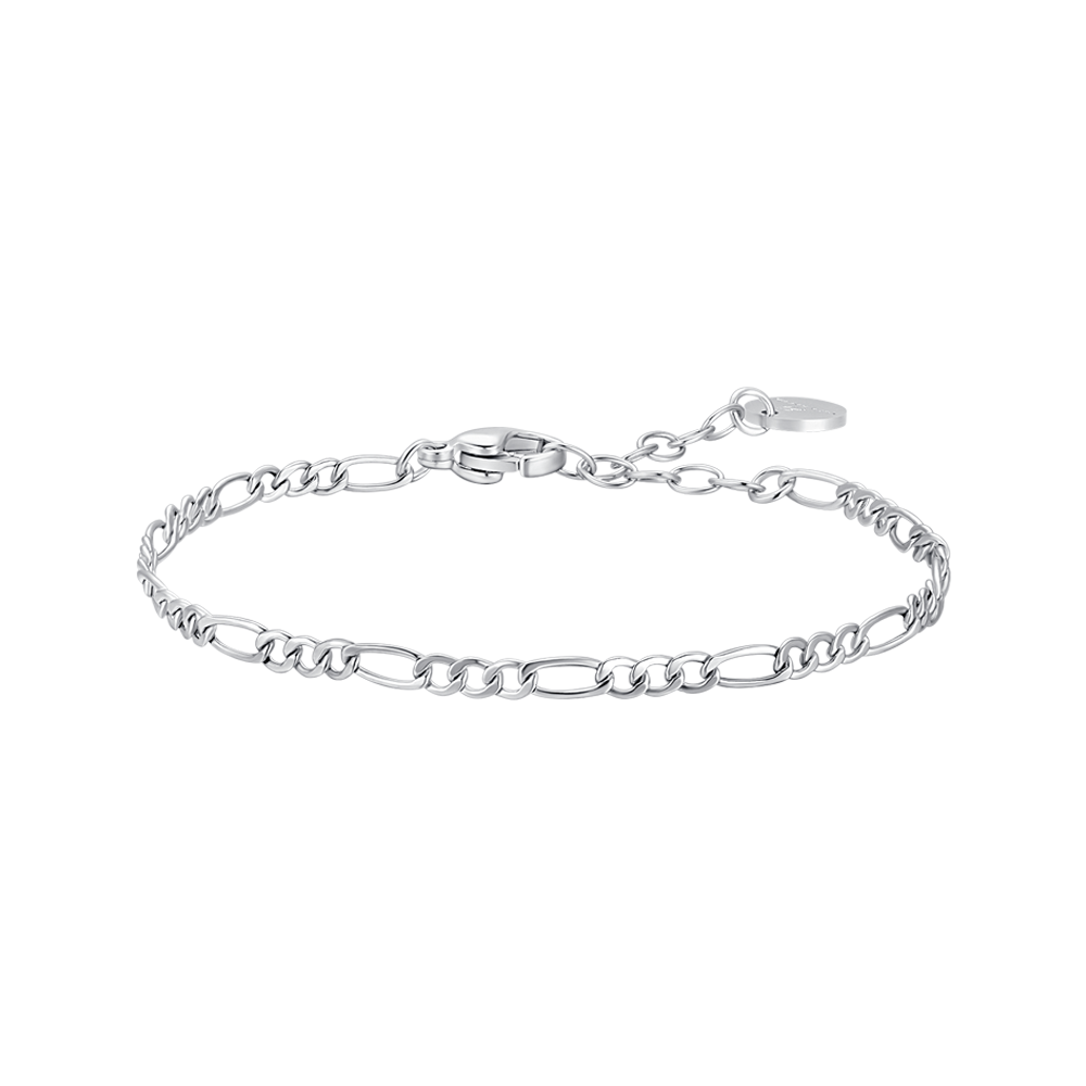 Luca Barra kid's silver steel bracelet in polished stainless steel – Now Available Online