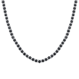 Luca Barra men's black agate stone necklace — Find Online Today