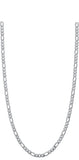 Luca Barra men's silver steel chain necklace — Now Available Online