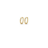 Luca Barra women's 16mm gold plated steel hoop earrings – Shop Now Online