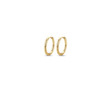 Luca Barra women's gold plated steel hoop earrings – Now Available Online
