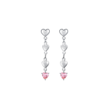 Luca Barra women's single steel earring with white crystals – Order Now Online