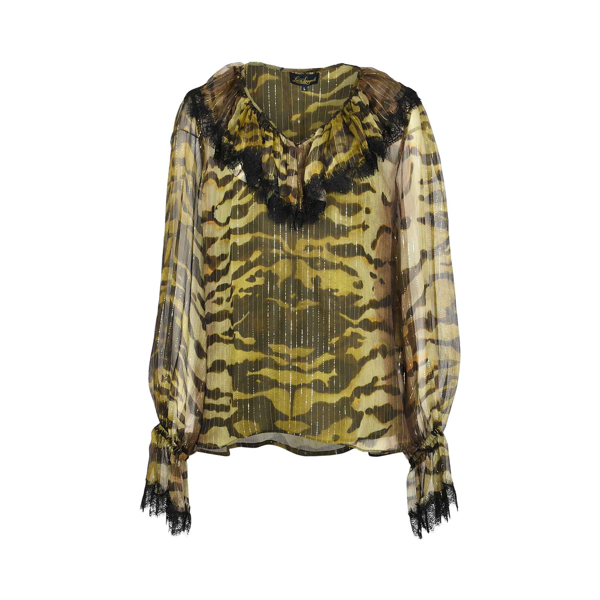Luisa Spagnoli Lorenz Women’s Green Blouse Shirt – Shop Now Online