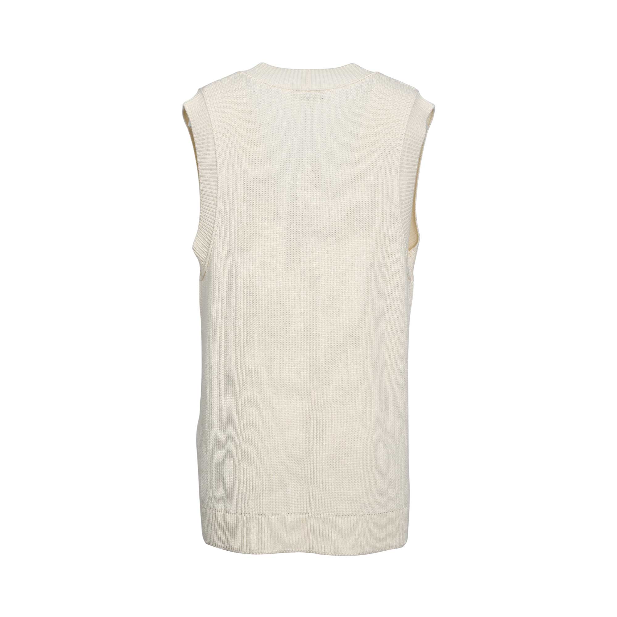 Luisa Spagnoli Murena Women’s Off White Waistcoat – Available for Online Purchase
