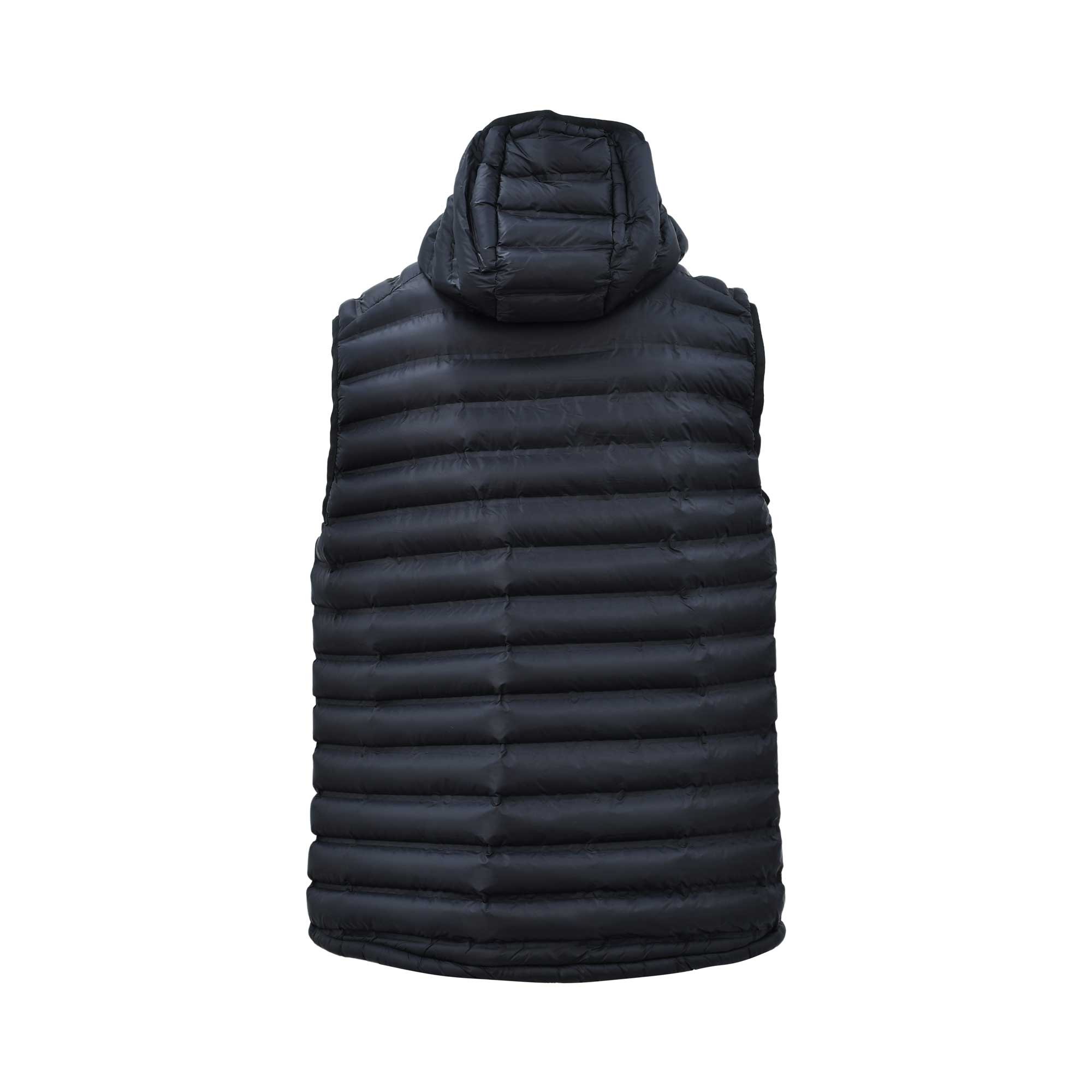 Luke Global Men's Padded Gilet in Black  back view – Order Online Today