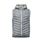 Luke Global Men's Padded Gilet in Grey front view – Order Online Today
