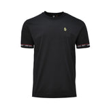 Luke San Diego Men's Black T-Shirt with lion crest and branded sleeves – Find Online Today