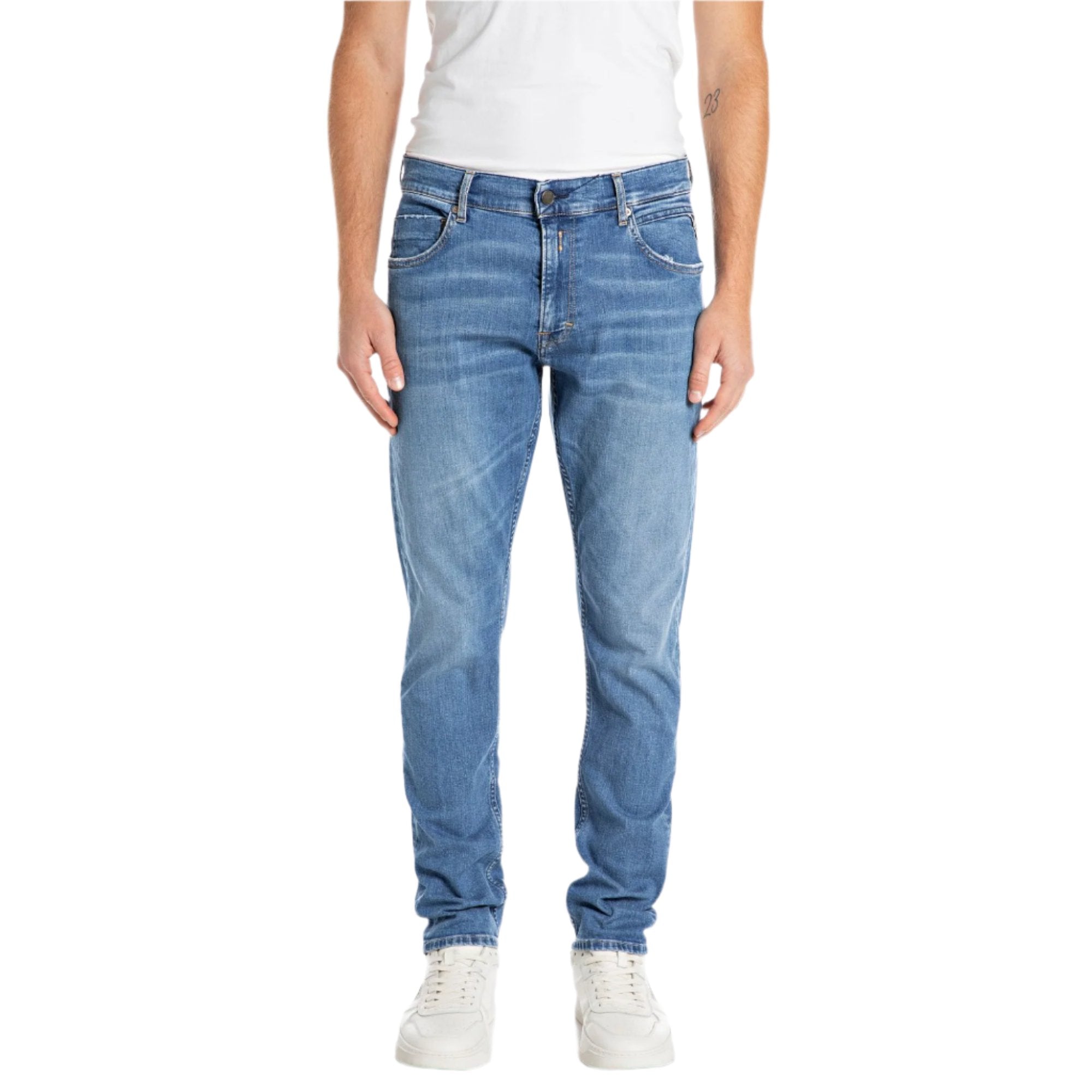 Replay Men's Mickym Slim Fit Jeans | All Clothing | Denim | GCC | Men | Mens | Mens Fashion Replay Men's Mickym Slim Fit Jeans | All Clothing | Denim | GCC | Men | Mens | Mens Fashion