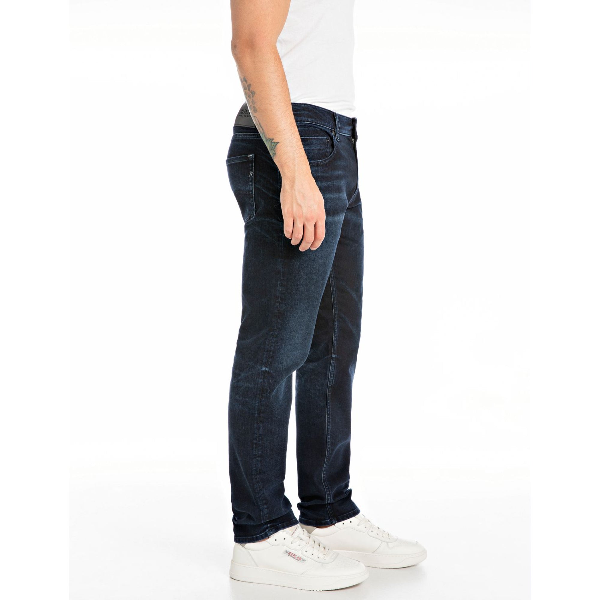 Replay Men's Mickym Slim Tapered Jeans | All Clothing | Denim | GCC | Men | Mens | Mens Fashion Replay Men's Mickym Slim Tapered Jeans | All Clothing | Denim | GCC | Men | Mens | Mens Fashion