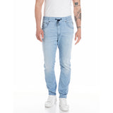Replay Men's Light Blue Lanny Slim Jeans