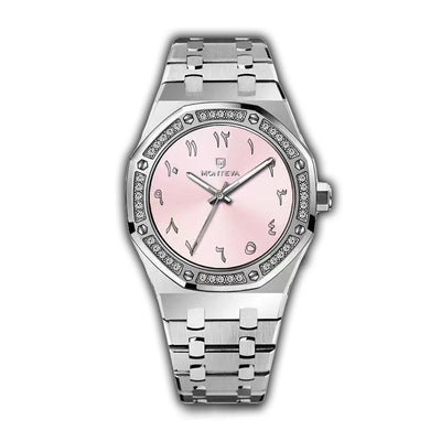 Monteva AP Ladies Watch with Arabic Numerals and Zircon Accents