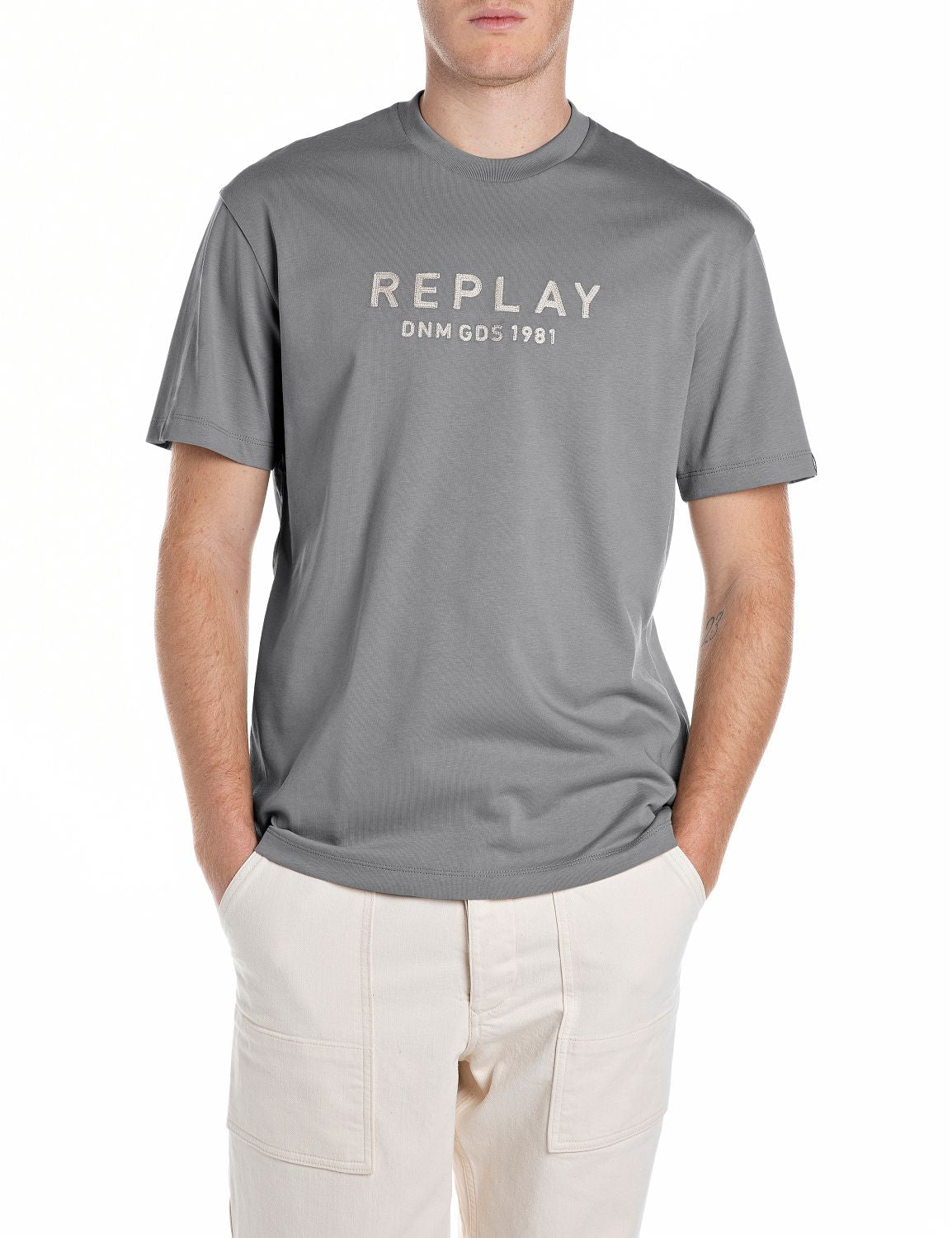Replay Men's Relaxed-Fit T-shirt Lettering | All Clothing | departure-to-desk | GCC | Men | Mens | Mens Fashion | new-season-2025 | Tops & T-Shirts Replay Men's Relaxed-Fit T-shirt Lettering | All Clothing | departure-to-desk | GCC | Men | Mens | Mens Fashion | new-season-2025 | Tops & T-Shirts