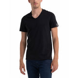 Replay Men's  V-neck Jersey T-shirt