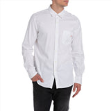 Replay Men's Shirt in Striped Oxford Cotton