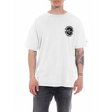 Replay Men's T-shirt with Biker Print