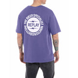 Replay Men's T-shirt with Biker Print