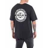 Replay Men's T-shirt with Biker Print