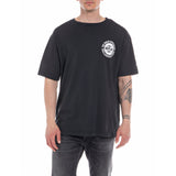Replay Men's T-shirt with Biker Print
