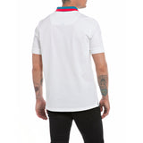 Replay Men's Piqué Polo Shirt with Contrasting-colored Edges