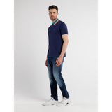 Replay Men's Piqué Polo Shirt with Contrasting-colored Edges