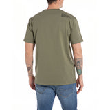 Replay Men's Crewneck t-shirt with micro print