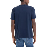 Replay Men's Crewneck T-shirt in Jersey with Embossed Print