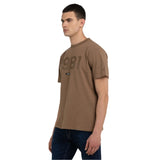 Replay Men's Crewneck T-shirt in Jersey with Embossed Print