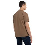 Replay Men's Crewneck T-shirt in Jersey with Embossed Print