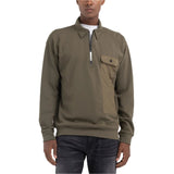 Replay Men's Polo Sweatshirt in Stretch Fabric