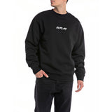 Replay Men's  Relaxed Fit Crewneck Sweatshirt with Print