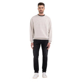 Replay Men's Crewneck Sweatshirt with Athletic Print