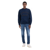 Replay Men's Crewneck Sweatshirt with Athletic Print