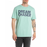 Replay Men's T-shirt with Lettering Print