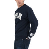 Replay Men's Sweatshirt with Striped Edges and Appliques