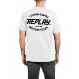 Replay Men's Jersey T-shirt With Custom Garage Print