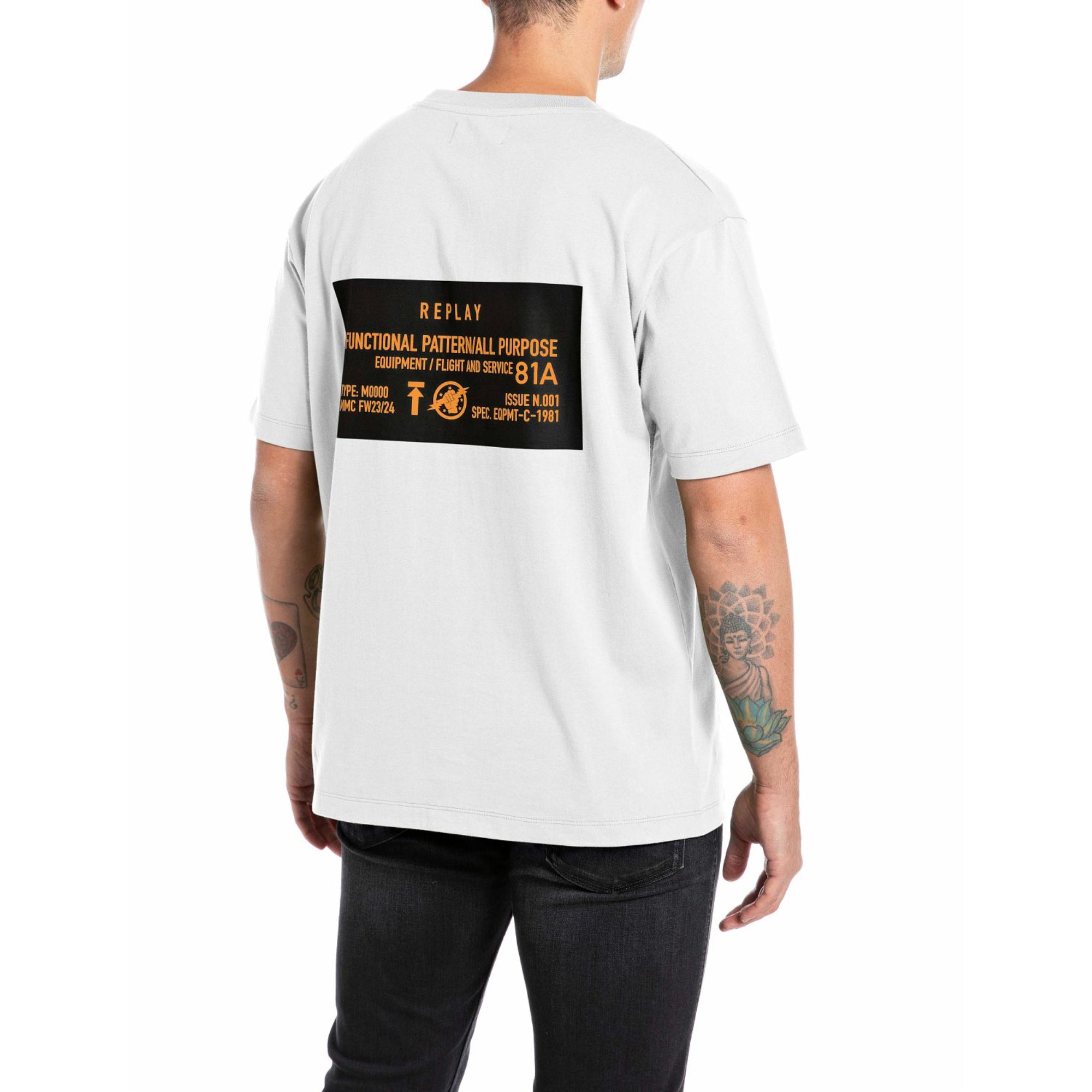 Replay Men's Jersey T-shirt With Print On Chest | All Clothing | GCC | Men | Mens | Mens Fashion | Spring Festival | Tops & T-Shirts Replay Men's Jersey T-shirt With Print On Chest | All Clothing | GCC | Men | Mens | Mens Fashion | Spring Festival | Tops & T-Shirts