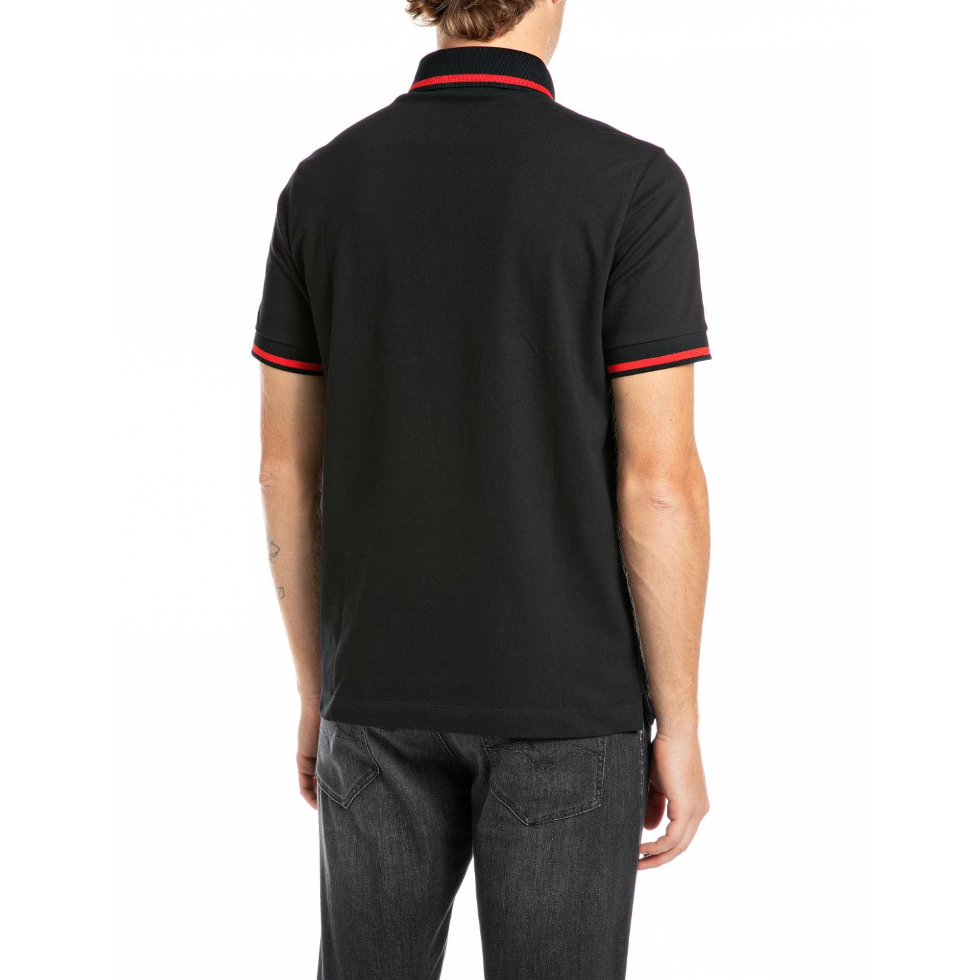 Replay Men's Polo Stretch Cotton Piquet | All Clothing | GCC | Men | Men's Polo Shirt | Mens | Mens Fashion Replay Men's Polo Stretch Cotton Piquet | All Clothing | GCC | Men | Men's Polo Shirt | Mens | Mens Fashion