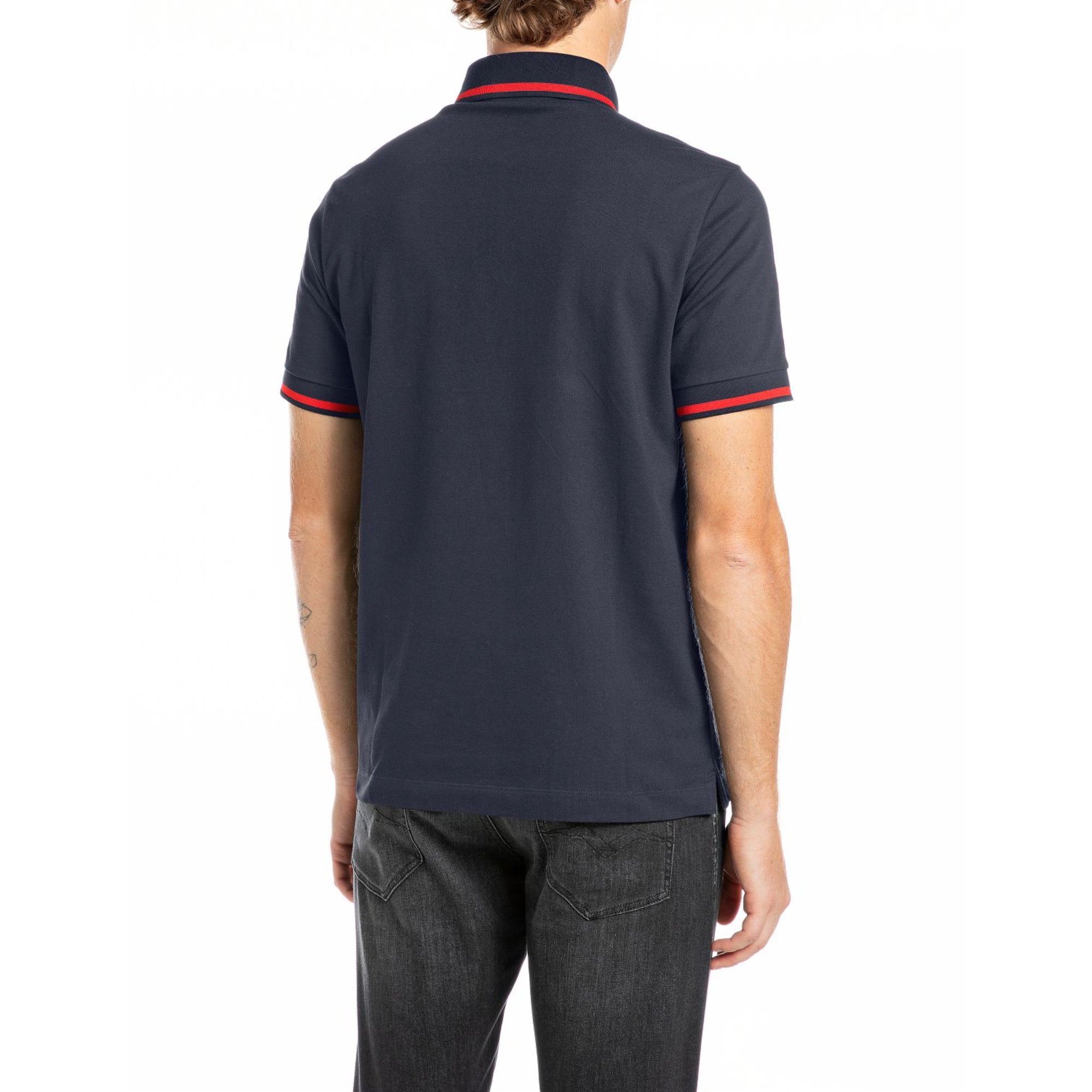 Replay Men's Polo Stretch Cotton Piquet | All Clothing | GCC | Men | Men's Polo Shirt | Mens | Mens Fashion Replay Men's Polo Stretch Cotton Piquet | All Clothing | GCC | Men | Men's Polo Shirt | Mens | Mens Fashion