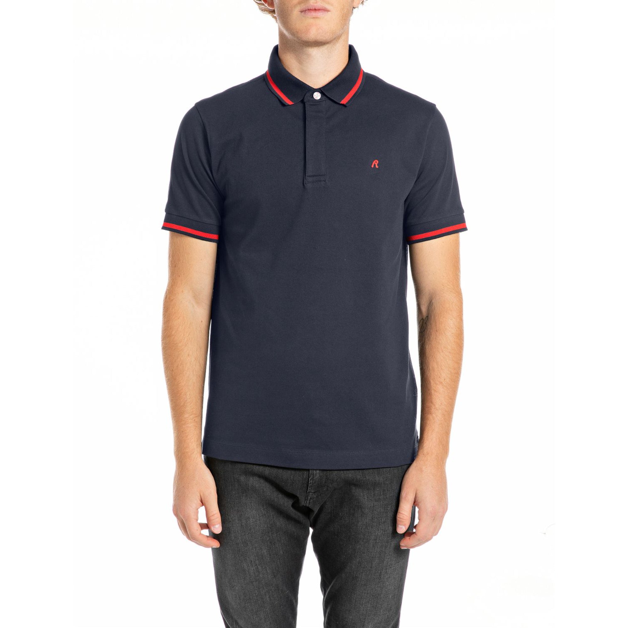 Replay Men's Polo Stretch Cotton Piquet | All Clothing | GCC | Men | Men's Polo Shirt | Mens | Mens Fashion Replay Men's Polo Stretch Cotton Piquet | All Clothing | GCC | Men | Men's Polo Shirt | Mens | Mens Fashion