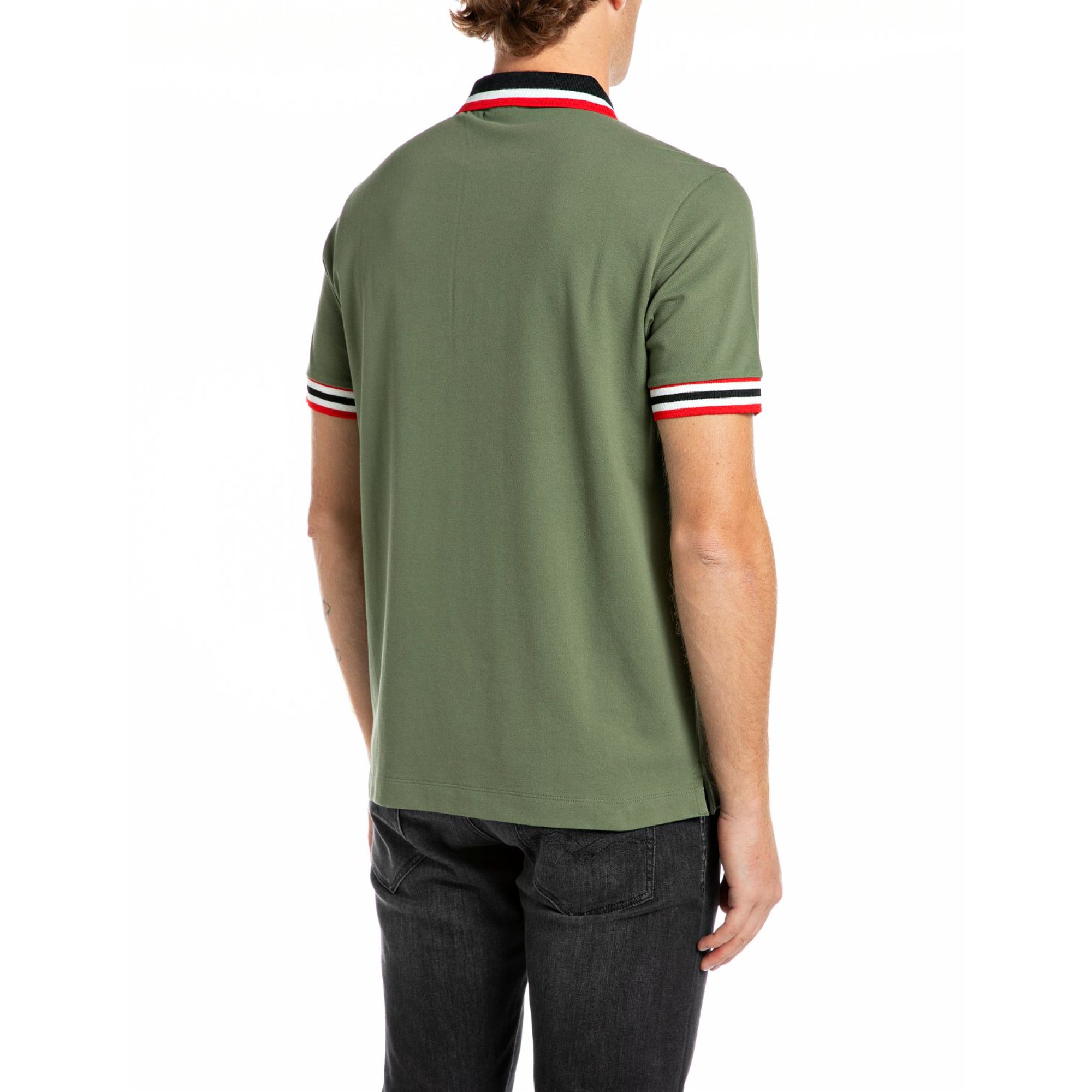 Replay Men's Polo Stretch Cotton Pique Shirt | All Clothing | GCC | Men | Men's Polo Shirt | Mens | Mens Fashion Replay Men's Polo Stretch Cotton Pique Shirt | All Clothing | GCC | Men | Men's Polo Shirt | Mens | Mens Fashion