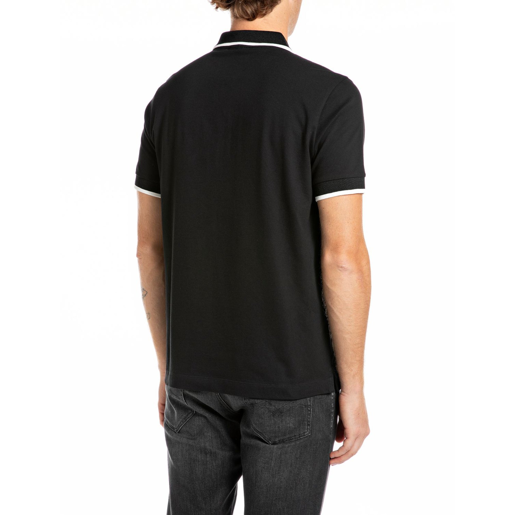 Replay Men's Polo Stretch Cotton Pique Shirt | All Clothing | GCC | Men | Men's Polo Shirt | Mens | Mens Fashion Replay Men's Polo Stretch Cotton Pique Shirt | All Clothing | GCC | Men | Men's Polo Shirt | Mens | Mens Fashion