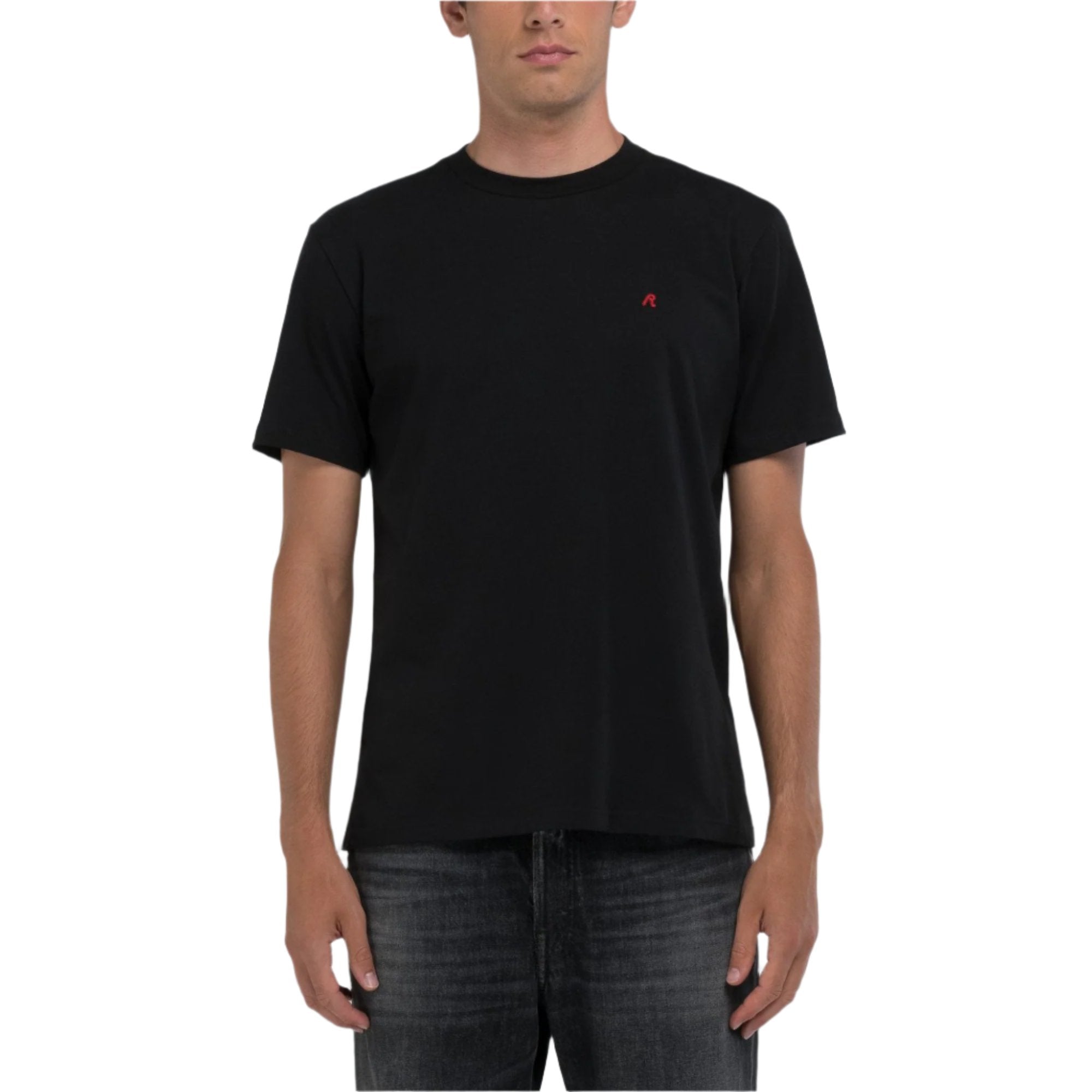 Replay Men's Jersey T-shirt With Embroidery | All Clothing | GCC | Men | Mens | Mens Fashion | Tops & T-Shirts Replay Men's Jersey T-shirt With Embroidery | All Clothing | GCC | Men | Mens | Mens Fashion | Tops & T-Shirts