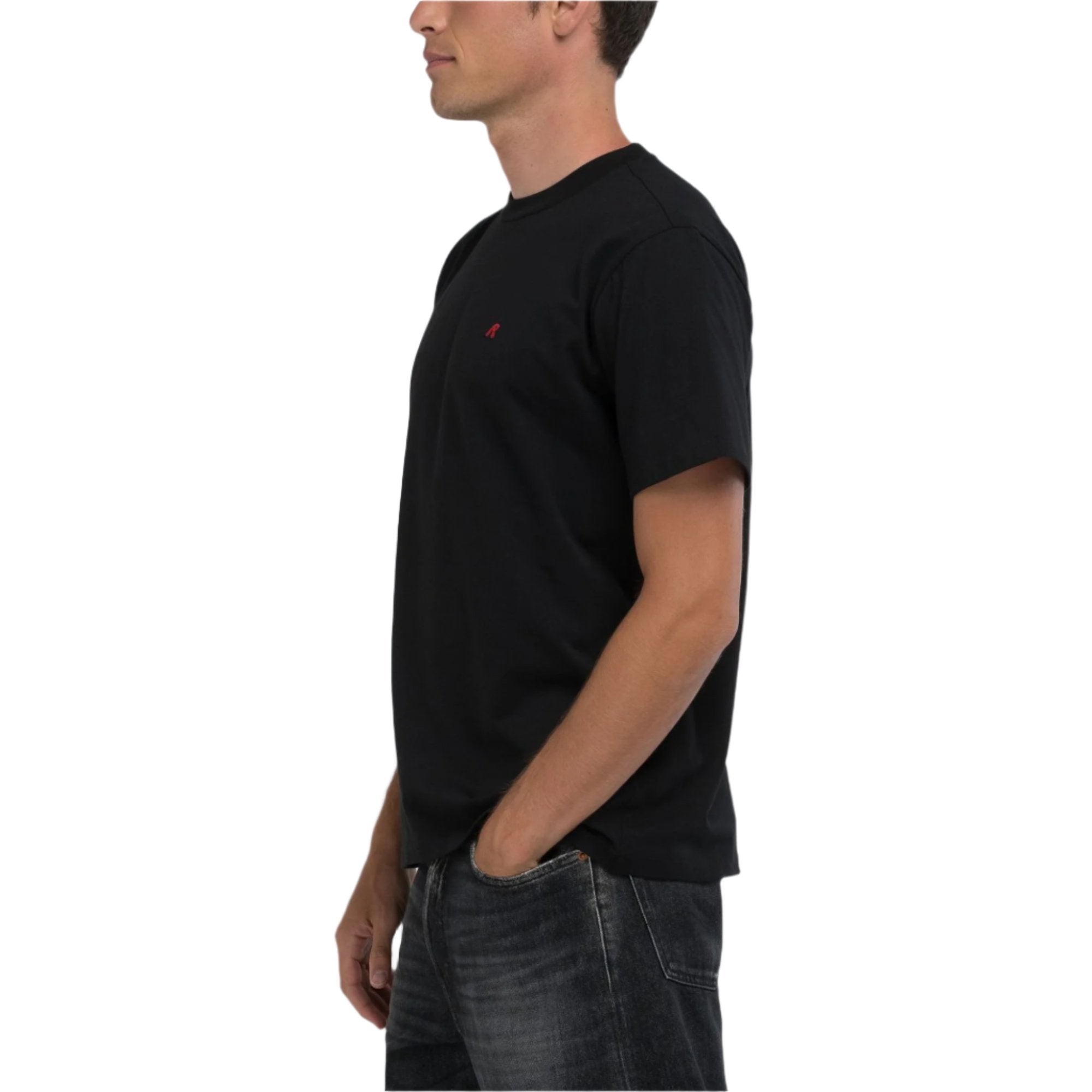 Replay Men's Jersey T-shirt With Embroidery | All Clothing | GCC | Men | Mens | Mens Fashion | Tops & T-Shirts Replay Men's Jersey T-shirt With Embroidery | All Clothing | GCC | Men | Mens | Mens Fashion | Tops & T-Shirts