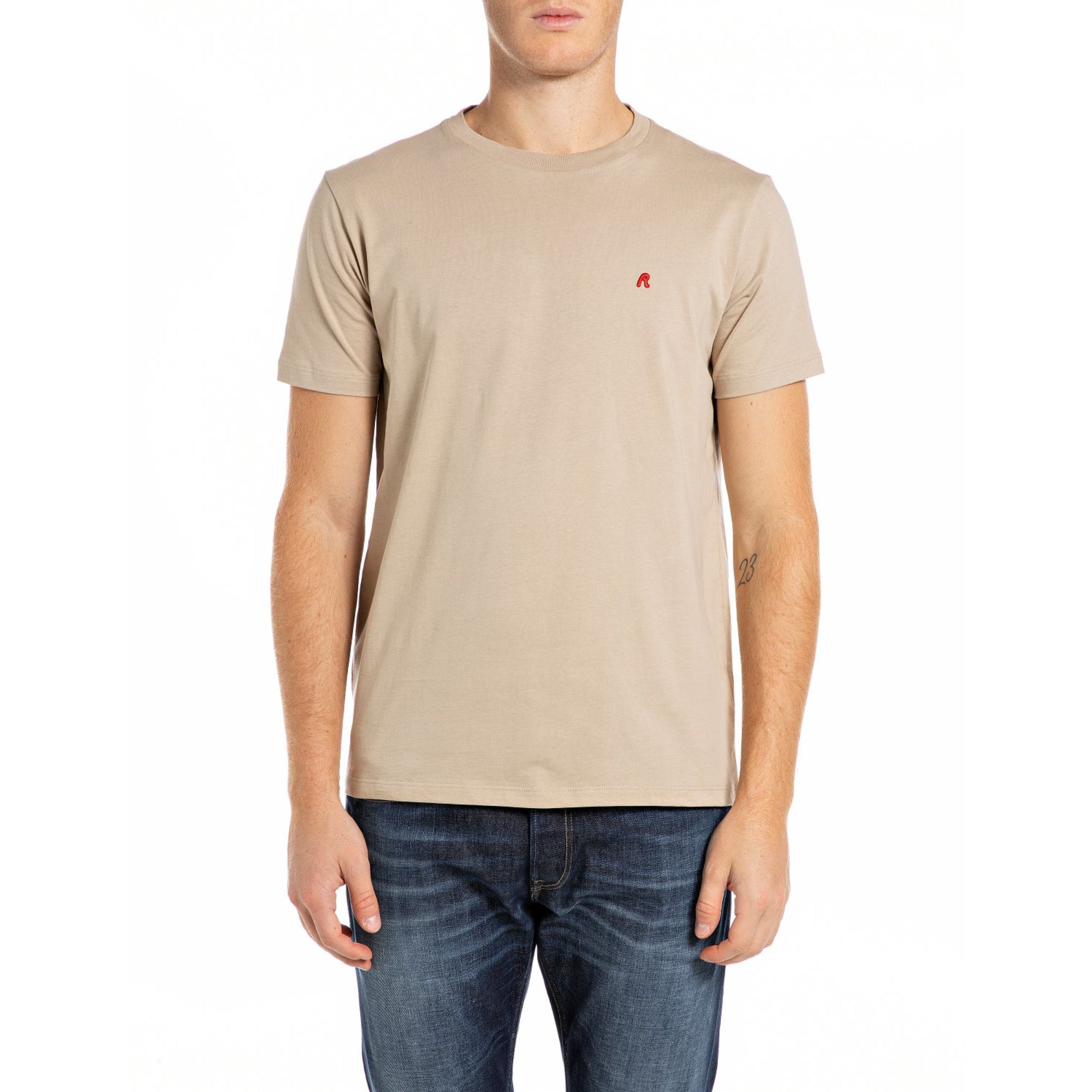 Replay Men's Jersey T-shirt With Embroidery | All Clothing | GCC | Men | Mens | Mens Fashion | Tops & T-Shirts Replay Men's Jersey T-shirt With Embroidery | All Clothing | GCC | Men | Mens | Mens Fashion | Tops & T-Shirts